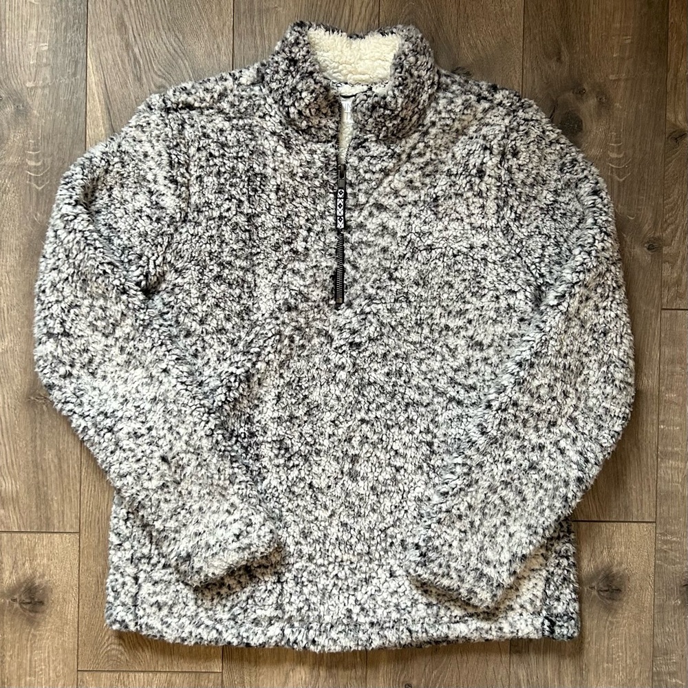 Quarter zip Sherpa jacket Time and Tru